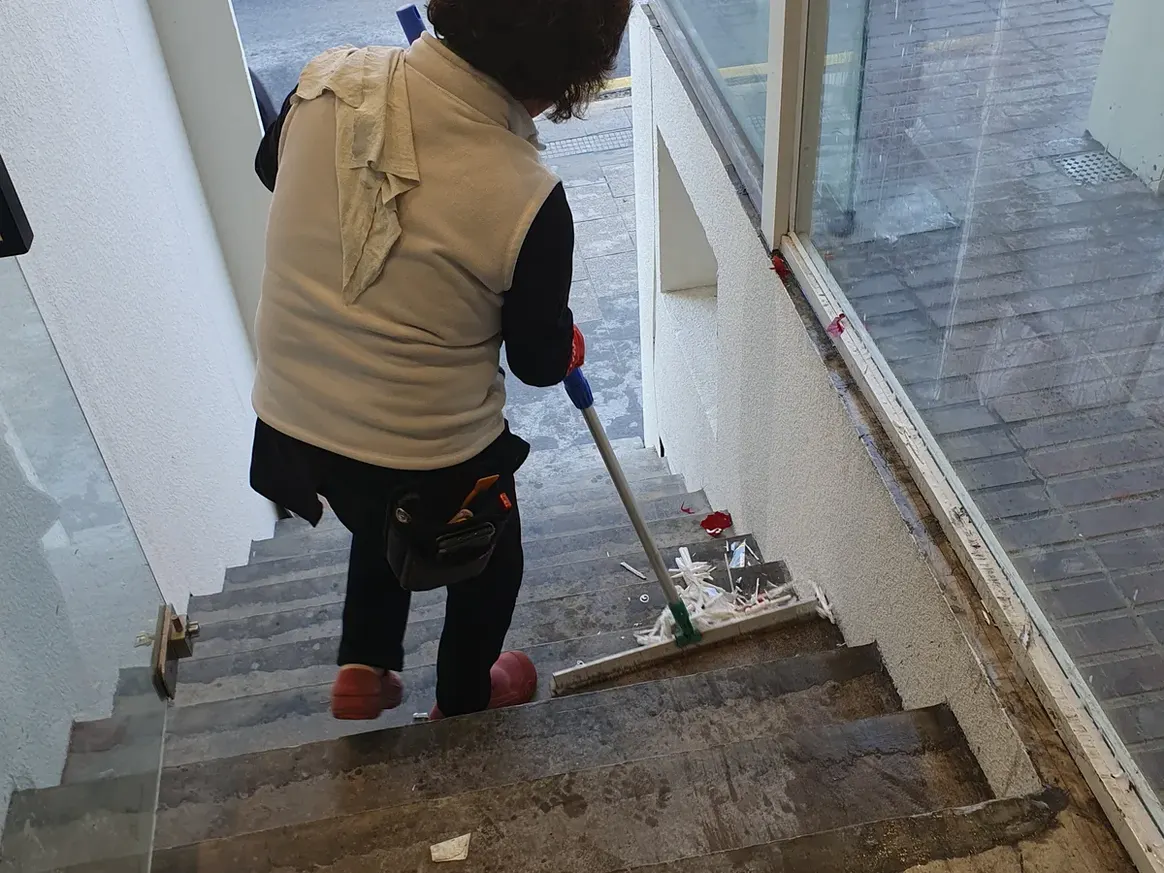 여주시 점봉동 건물 탕비실 직원 휴게공간 위생청소 사례 - 행진크린